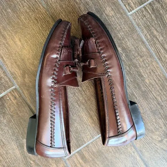 GH Bass Brompton tassel brown loafer 9M - Picture 9 of 9